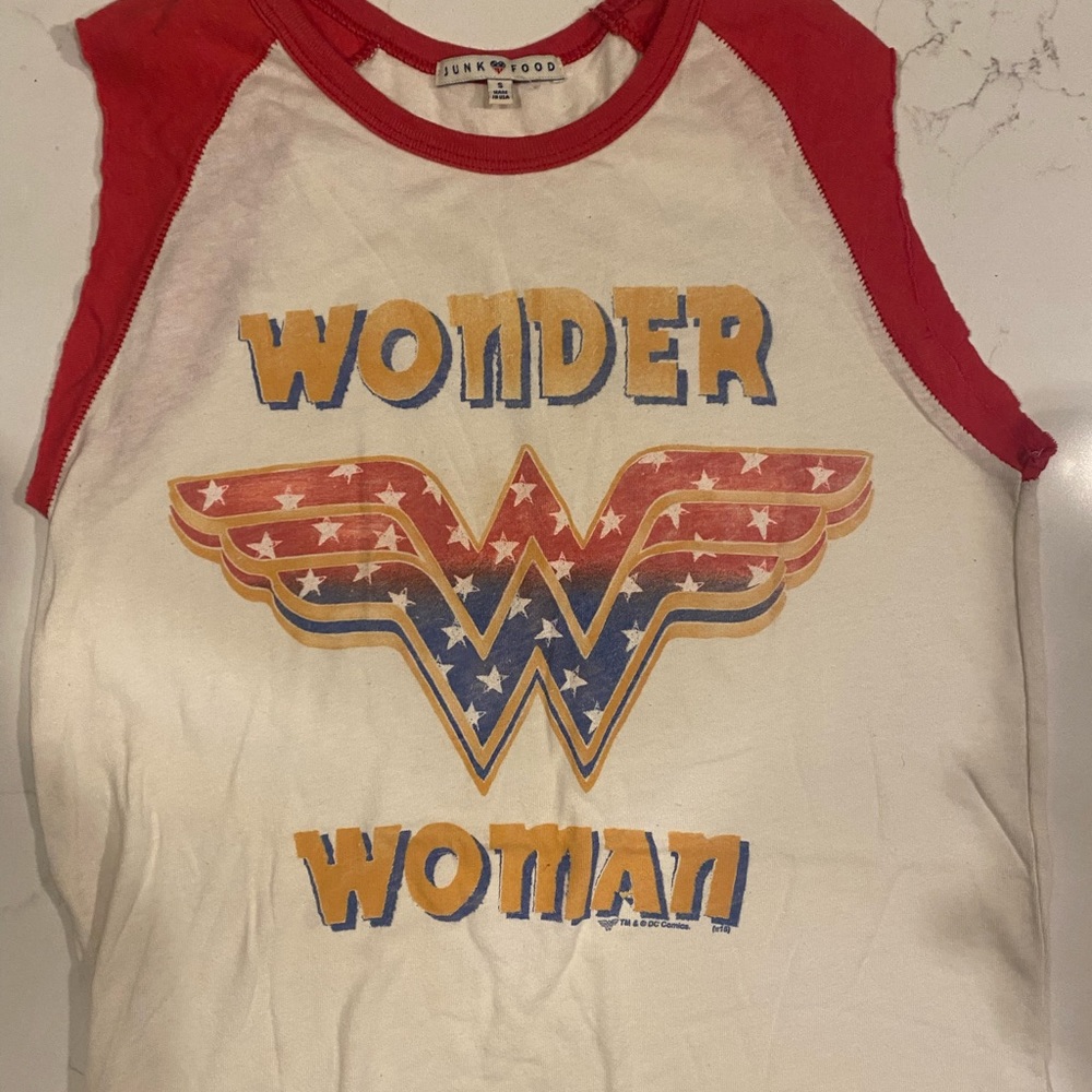 Junk Food Wonder Woman Top (sleeveless)